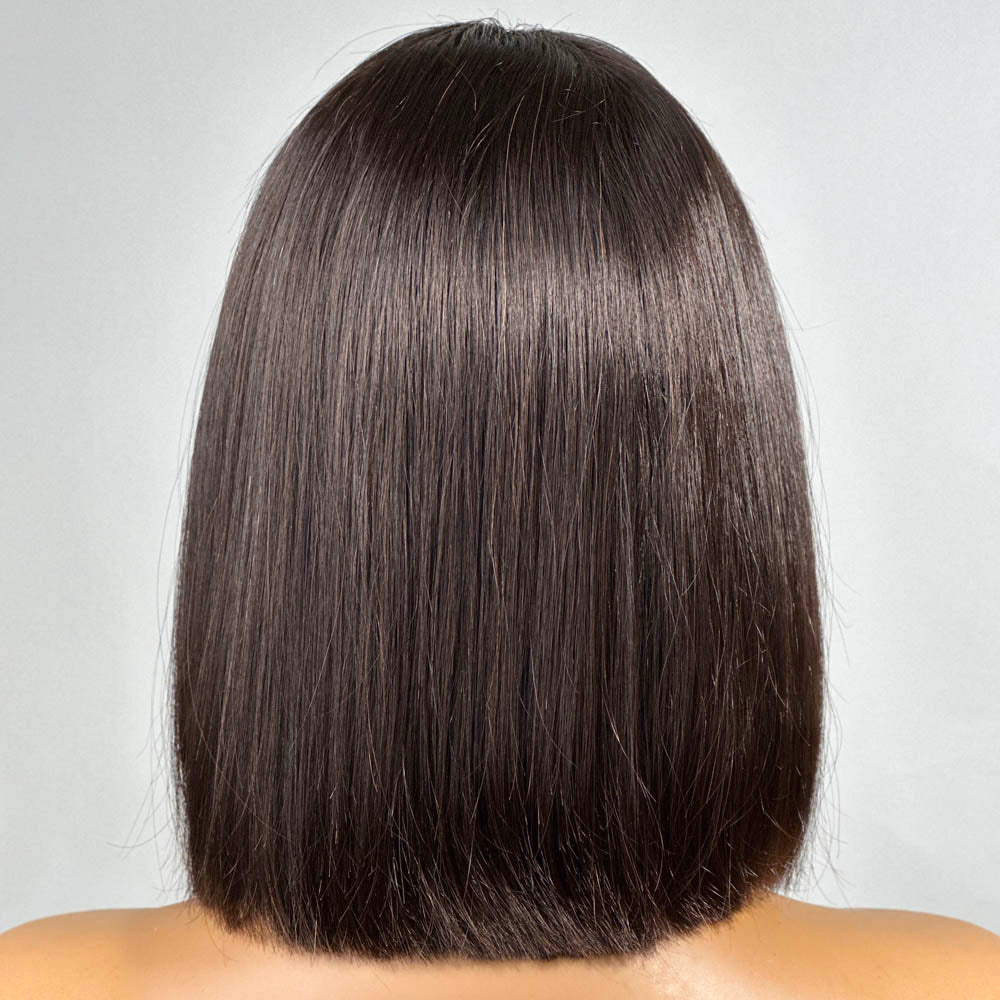 Thin Leave Out I Part Bob Wig Silky Straight