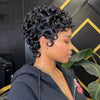 Encore Glam Ringlet Curly Pixie 13x6 Lace Wig with Curled Bangs