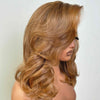 13x4 Lace Ombre Blonde Layered Cut Wavy Wig