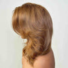 13x4 Lace Ombre Blonde Layered Cut Wavy Wig