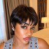 Natural Short Pixie Cut Mullet Wig For Everyday