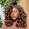Retro Glam Kinky Straight Loose Wave 7x5 Lace Wig with Kinky Edge