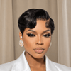 Silver Screen Sculpted Wave Pixie 13x6 Lace Wig with Swoop Bangs