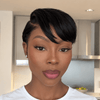Finesse Sleek Pixie Cut 13x6 Lace Wig with Side Swept Bangs