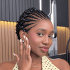 Urban Grace Cornrow Braid 13x6 Lace Wig with Short Curly Back