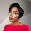 Put on & Go Sleek Side Part Pixie Cut 5x5 Lace Closure Wig