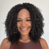 Luxe Kinky Curly Layered Cut 5x5 Lace Wig with Defined Curls