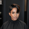 Boss Lady Style Short Pixie 13x6 Lace Wig with Side-Swept Bangs