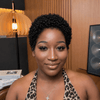 All-Day Comfort Black & Brown Short Curly Pixie 13×4 Lace Front Wig
