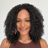 Luxe Kinky Curly Layered Cut 5x5 Lace Wig with Defined Curls