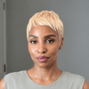 613 Golden Blonde Layered Pixie Cut 13x6 Lace Wig