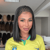 Realistic Fulani Braids Silky Straight Bob 13x4 Lace Human Hair Wig