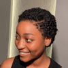 Full Lace Big Chop Curly Pixie Human Hair Wig With 4C Edges