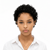 Summer-Ready Short Curly Pixie 13x4 Lace Wig with Baby Hairs