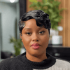 Retro Finger Wave Pixie Cut 5×5 Right-Side Part Closure Wig with Pin Curls