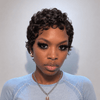 Wear & Go Finger Wave Full Lace Pixie Wig For Summer Wear