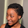 Full Lace Big Chop Curly Pixie Human Hair Wig With 4C Edges