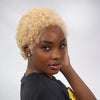 Bold Spirit 613 Blonde Short Curly Afro 13x6 Lace Wig with Defined Curls