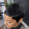 Wear & Go Full Lace Ultra-Short Pixie Wig With Side Swept Bangs
