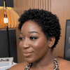 All-Day Comfort Black & Brown Short Curly Pixie 13×4 Lace Front Wig