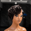 Retro Chic Full Lace Short Wavy Wig for Daily Wear