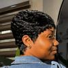 Natural Black Full Lace Short Textured Pixie Cut Wig For Daily Styling