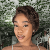 Chestnut Brown Full Lace Short Pixie Cut Wig For Natural Look