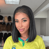 Realistic Fulani Braids Silky Straight Bob 13x4 Lace Human Hair Wig