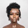 Effortless Full Lace Side Part Curls Short Pixie Wig For Daily Glam