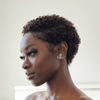 Breathable Full Lace Short 4B Curly Pixie Wig For Daily Use
