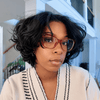 Natural Black 7x5 Lace Layered Short Curly Bob Wig