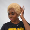 Bold Spirit 613 Blonde Short Curly Afro 13x6 Lace Wig with Defined Curls