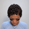 Wear & Go Finger Wave Full Lace Pixie Wig For Summer Wear