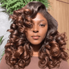 Retro Glam Kinky Straight Loose Wave 7x5 Lace Wig with Kinky Edge