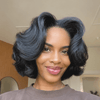 90s Retro Yaki Straight Blowout Bob 13×4 Lace Front Wig