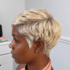Couture 613 Blonde Layered Pixie 13x6 Lace Wig with Side Part