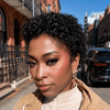 Effortless Full Lace Short Curly Pixie Cut Wig With Hybrid Edges