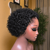 Wear & Go Short Curly Pixie 13×4 Lace Front Wigs With Lagos Hairline