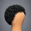 Retro Vibe Full Lace Short Pixie Jerry Curl Wig with Natural Hairline