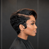 Boss Lady Style Short Pixie 13x6 Lace Wig with Side-Swept Bangs