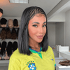 Realistic Fulani Braids Silky Straight Bob 13x4 Lace Human Hair Wig