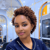 Summer Vibe Full Lace Short Twist Out Afro Pixie Wig With Side Part