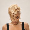 Modern Style Full Lace Shaved Side Pixie Wig with Long Bangs