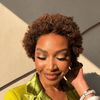 Sculpted Short Afro Curly Pixie 13x4 Lace Wig with Natural Texture