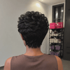 Wear & Go Breathable Finger Wave Short Curly Wig for Beginners