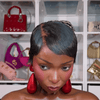 Short Full Lace Sleek Pixie Cut Wig with Deep Side Part
