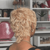 Put on & Go Tousled Blonde Pixie Mullet Wig With Wispy Bangs