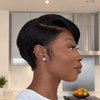 Finesse Sleek Pixie Cut 13x6 Lace Wig with Side Swept Bangs