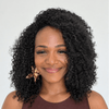 Luxe Kinky Curly Layered Cut 5x5 Lace Wig with Defined Curls