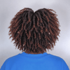 Soft Fluffy Ombre Brown Short Dread Wig For Daily Use
